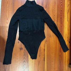 Black Long Sleeve Bodysuit